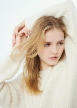 Brownie Spain Jersey Cropped Basico Cuello Redondo-Mujer Jerséis