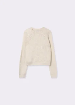 Brownie Spain Jersey Cropped Basico Cuello Redondo-Mujer Jerséis