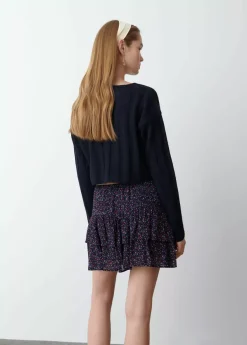 Brownie Spain Jersey Cropped Cuello Pico-Mujer Jerséis