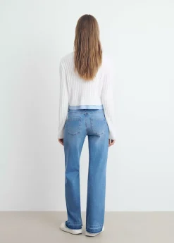 Brownie Spain Jersey Cropped Detalle Camisa-Mujer Jerséis