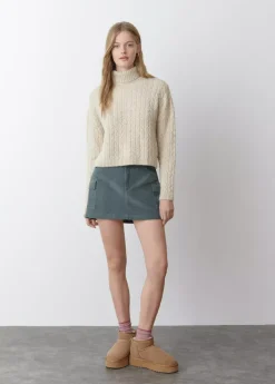 Brownie Spain Jersey Cuello Alto Trenzas-Mujer Jerséis