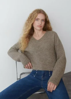 Brownie Spain Jersey Cuello Pico-Mujer Jerséis