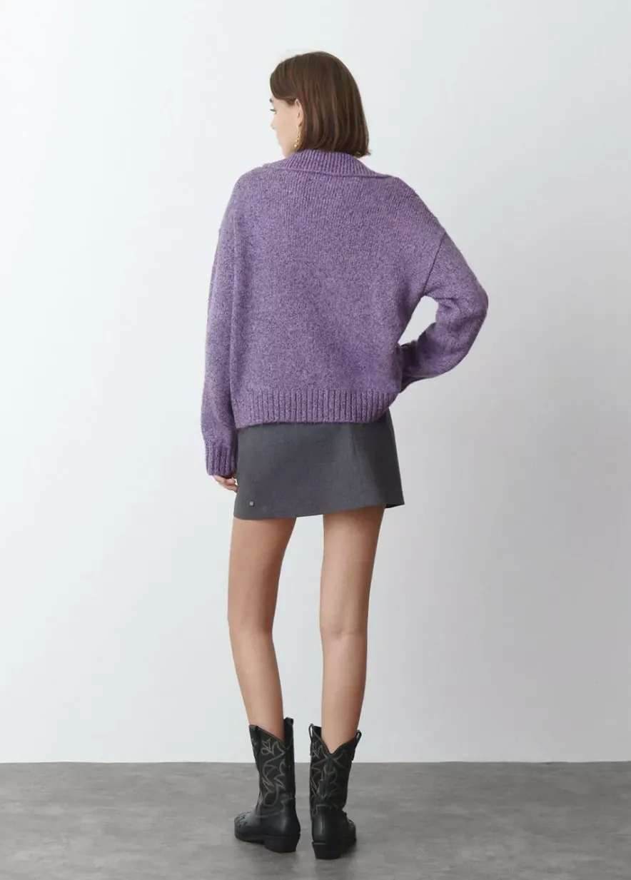 Brownie Spain Jersey Cuello Polo Cuerdas-Mujer Jerséis