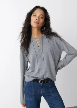 Brownie Spain Jersey Cuerdas Punto Fino-Mujer Jerséis