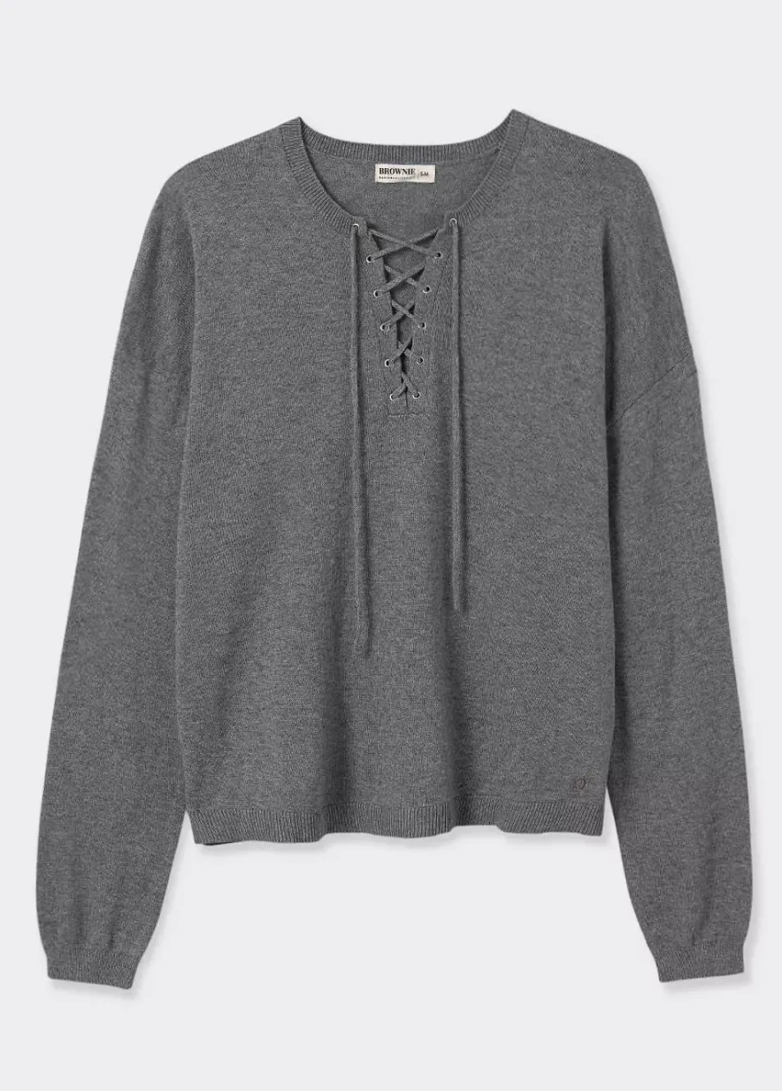 Brownie Spain Jersey Cuerdas Punto Fino-Mujer Jerséis