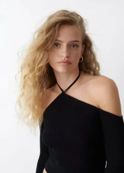 Brownie Spain Jersey Escote Halter Atado-Mujer Jerséis