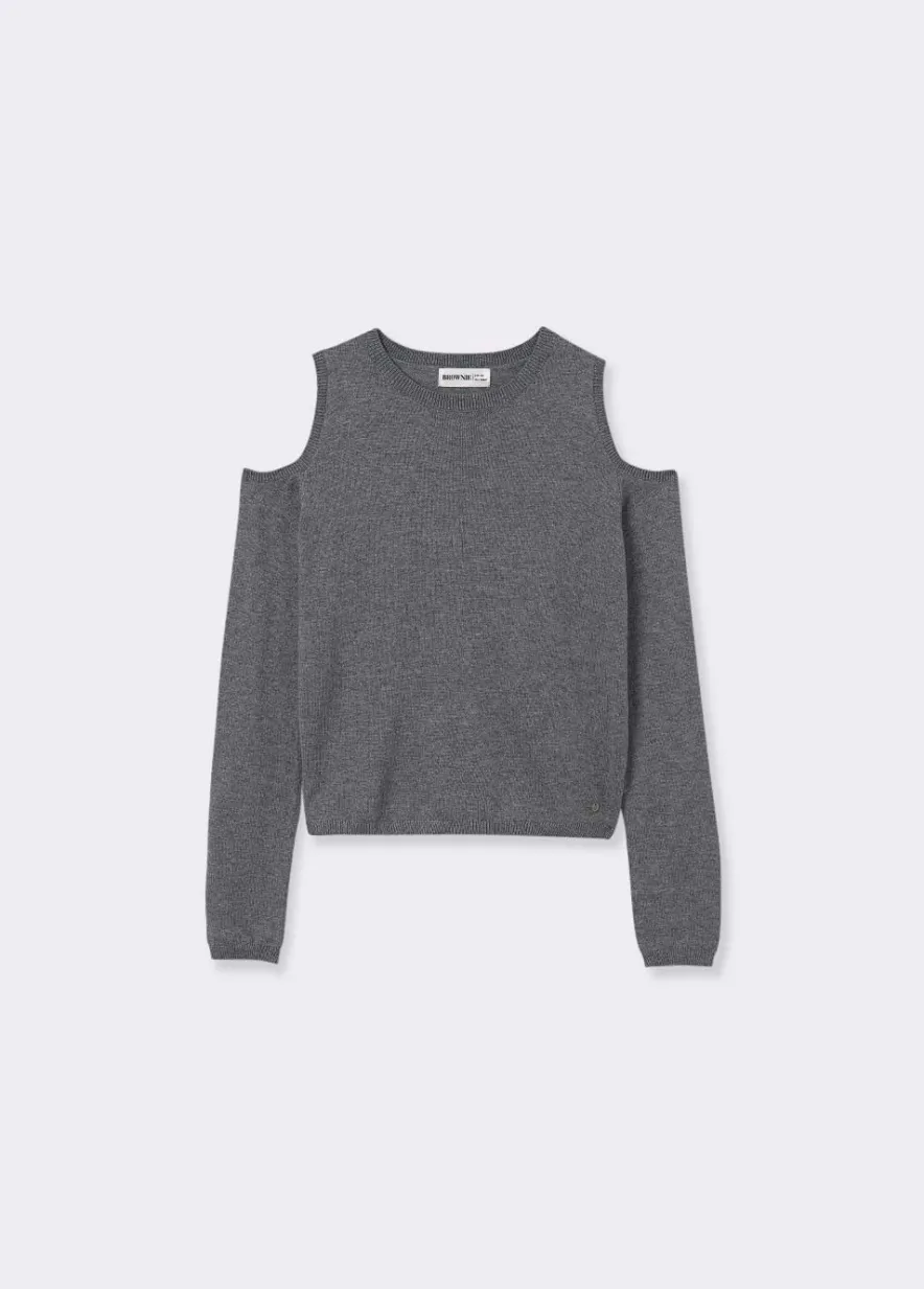 Brownie Spain Jersey Hombros Abiertos Punto-Mujer Jerséis