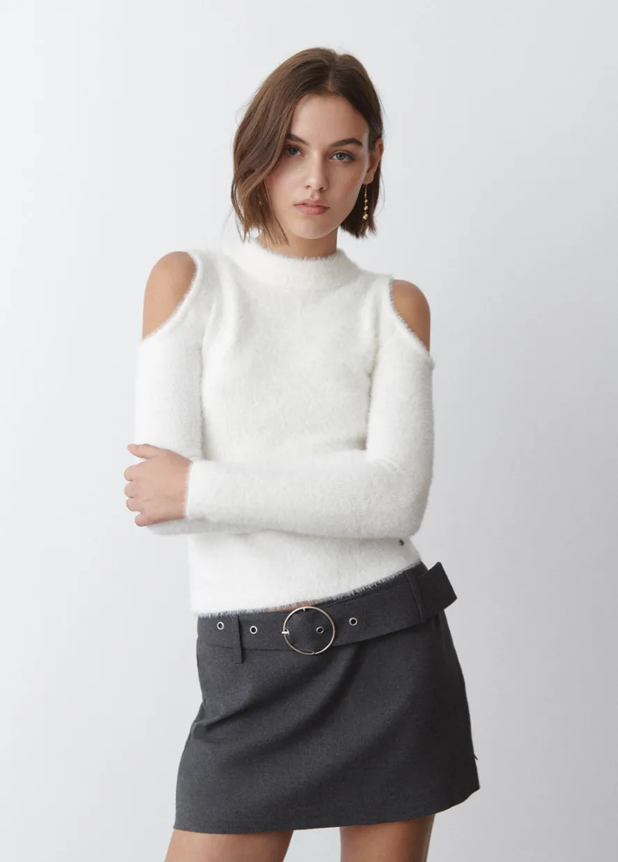 Brownie Spain Jersey Hombros Descubierto Pelo-Mujer Jerséis