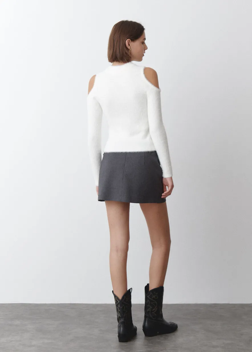 Brownie Spain Jersey Hombros Descubierto Pelo-Mujer Jerséis