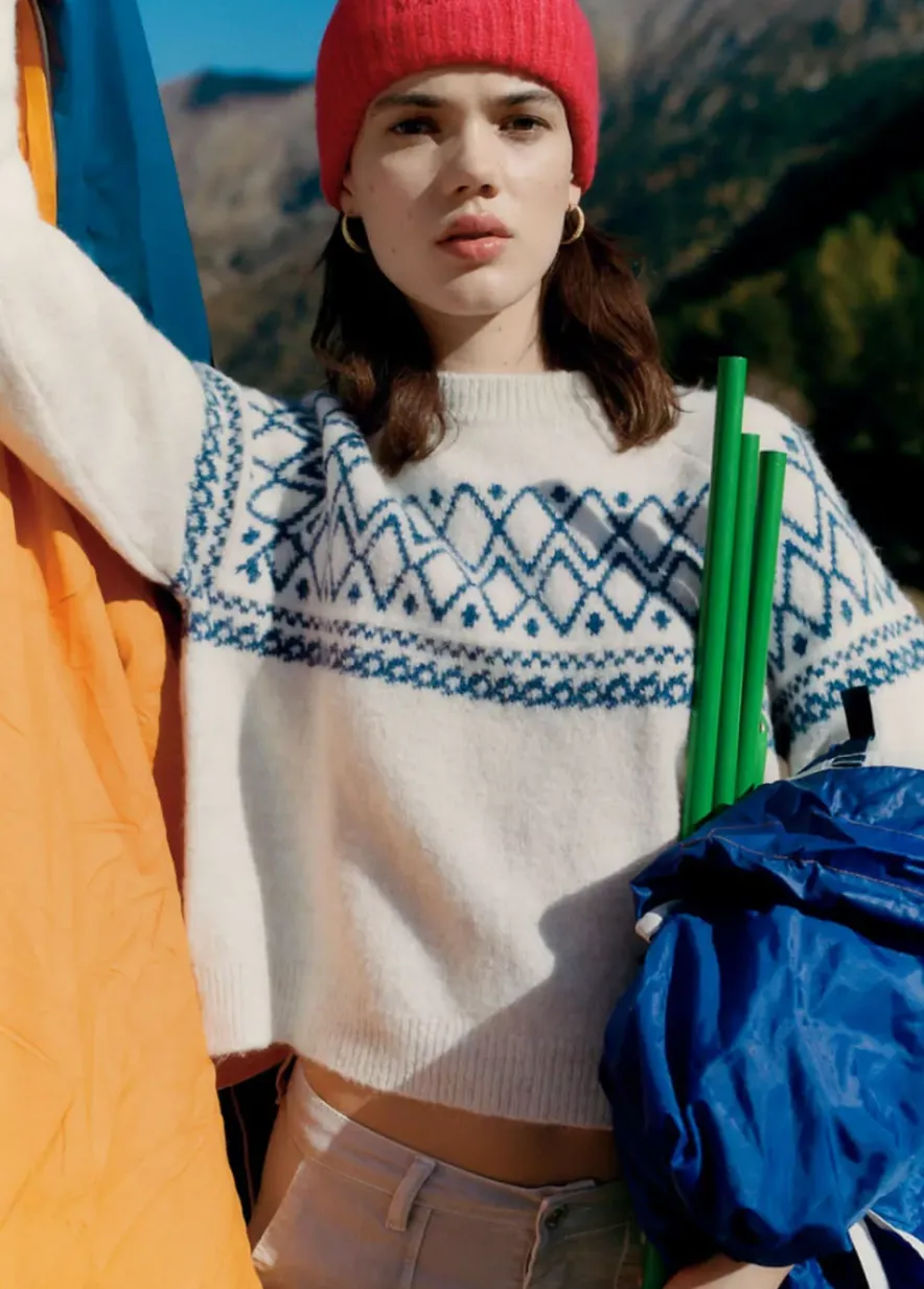 Brownie Spain Jersey Jacquard-Mujer Jerséis