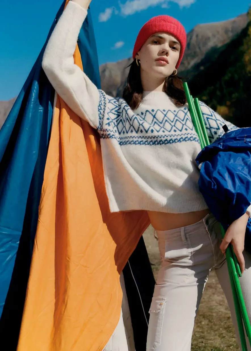 Brownie Spain Jersey Jacquard-Mujer Jerséis