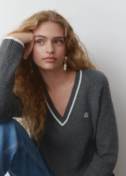 Brownie Spain Jersey Pico Bordado-Mujer Jerséis