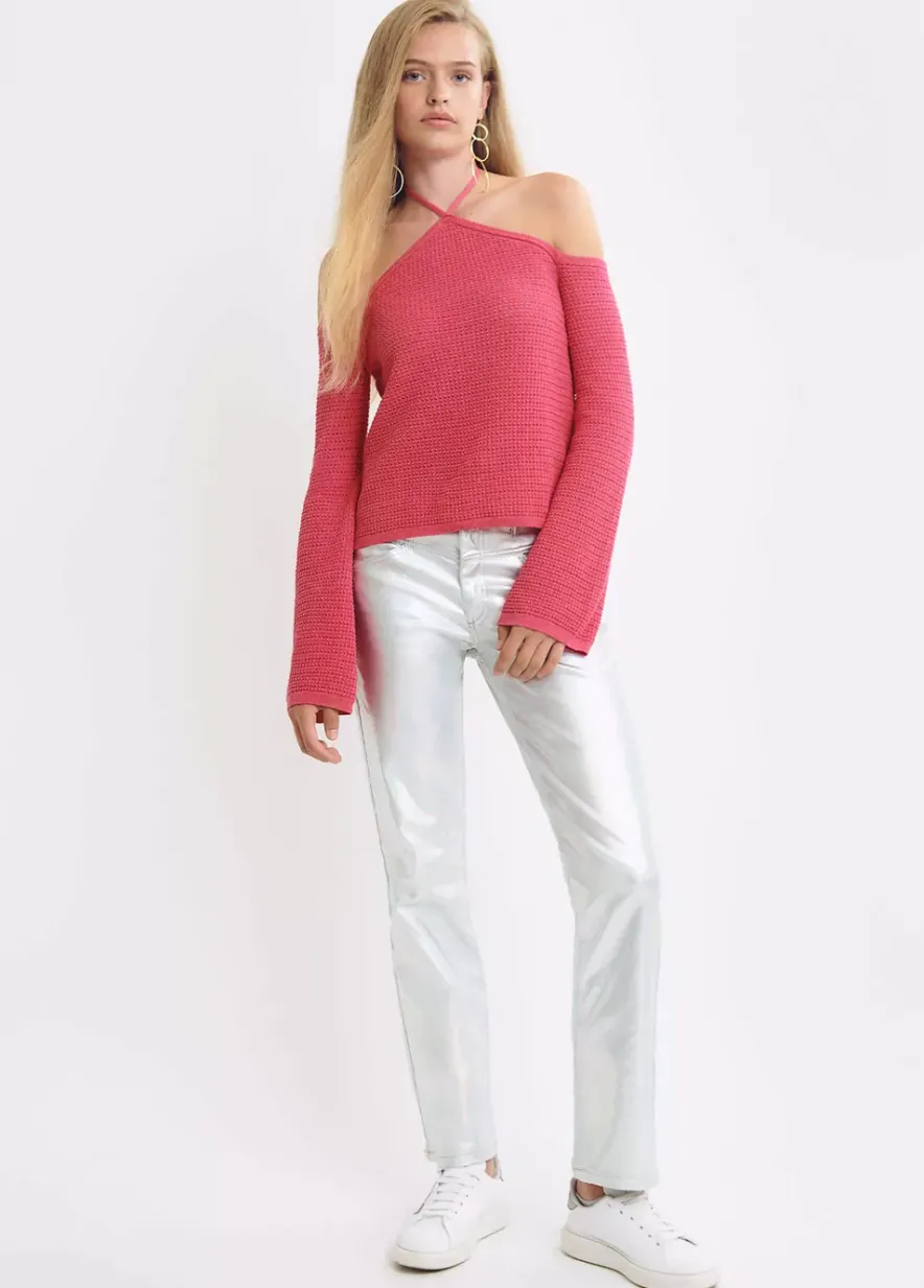 Brownie Spain Jersey Tiras Cuello Punto-Mujer Jerséis