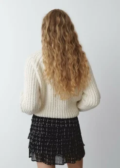 Brownie Spain Jersey Trenzas Cuello Redondo-Mujer Jerséis