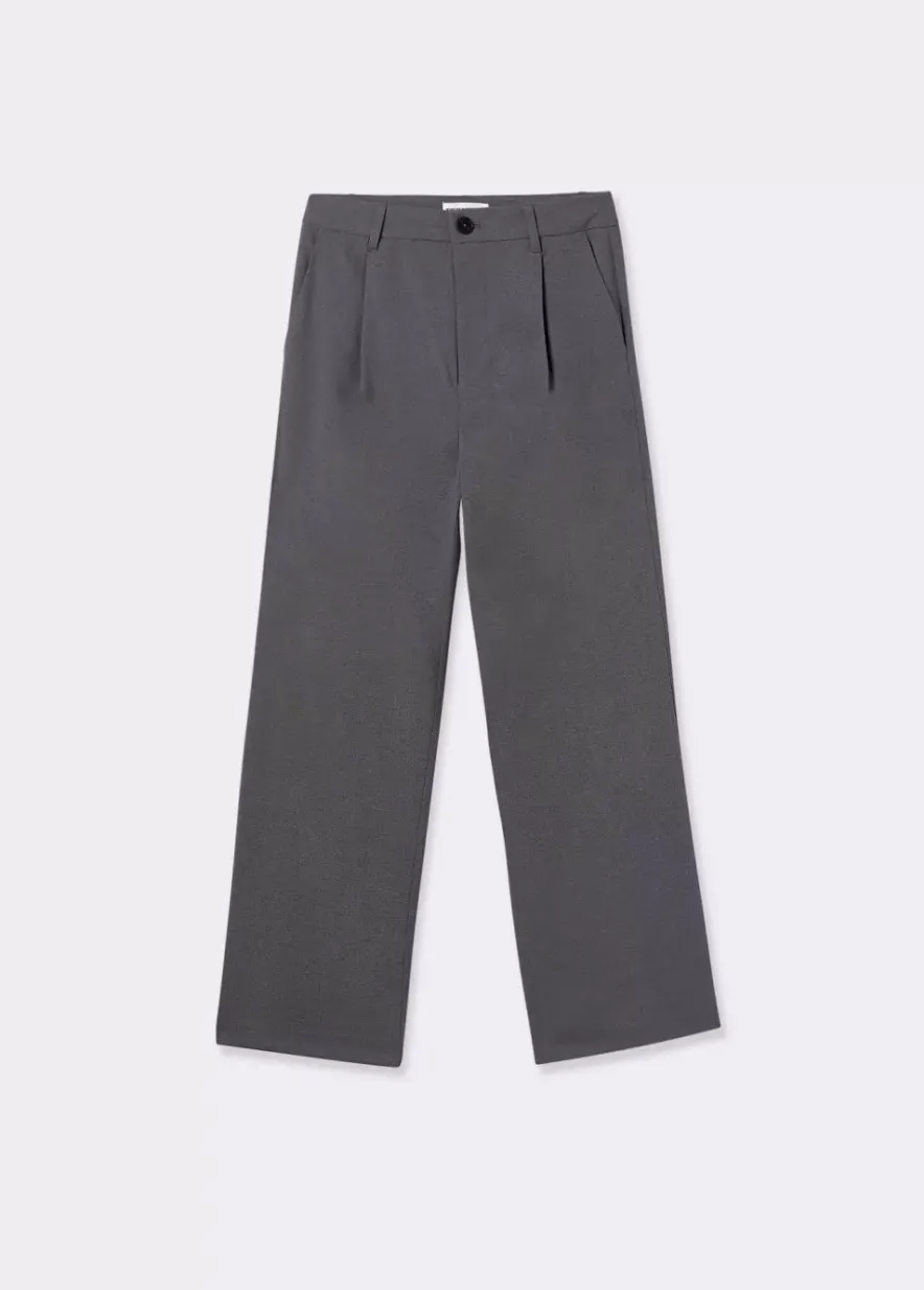 Brownie Spain Pantalon Ancho Pinzas-Mujer Pantalones