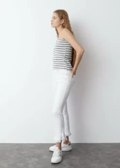 Brownie Spain Pantalon Bajo Desflecado-Mujer Pantalones