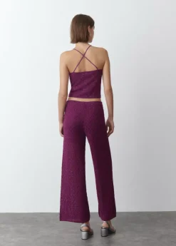 Brownie Spain Pantalon Calado Punto-Mujer Pantalones