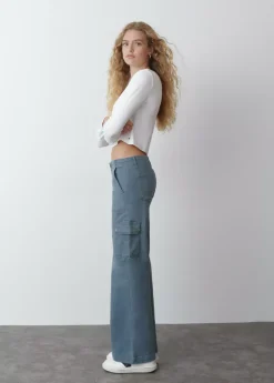 Brownie Spain Pantalon Culotte Cargo-Mujer Pantalones