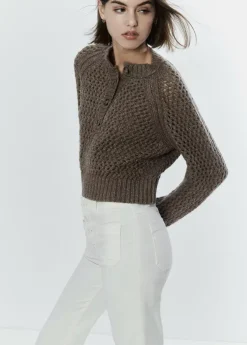 Brownie Spain Pantalon Pana Culotte Bolsillo Frontal-Mujer Pantalones