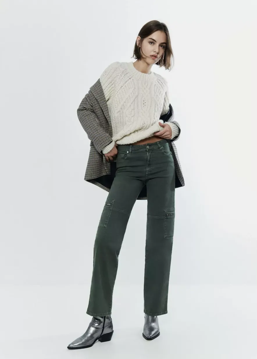 Brownie Spain Pantalon Recto Cargo-Mujer Pantalones
