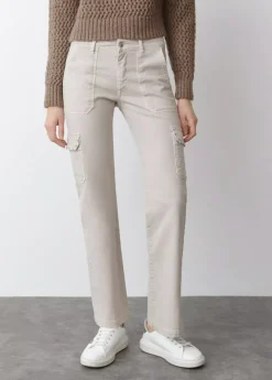 Brownie Spain Pantalon Recto Cargo Tachas-Mujer Pantalones