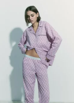 Brownie Spain Pijama Largo Estampado-Mujer Intimates