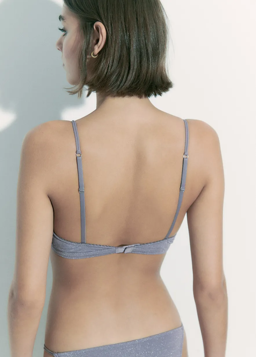 Brownie Spain Sujetador Lurex-Mujer Intimates