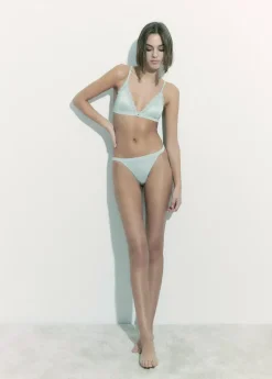 Brownie Spain Tanga Saten Puntilla-Mujer Intimates