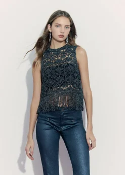 Brownie Spain Top Flecos Calado-Mujer Tops