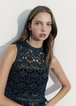 Brownie Spain Top Flecos Calado-Mujer Tops