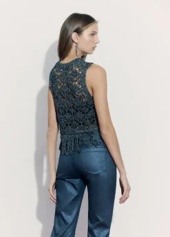 Brownie Spain Top Flecos Calado-Mujer Tops