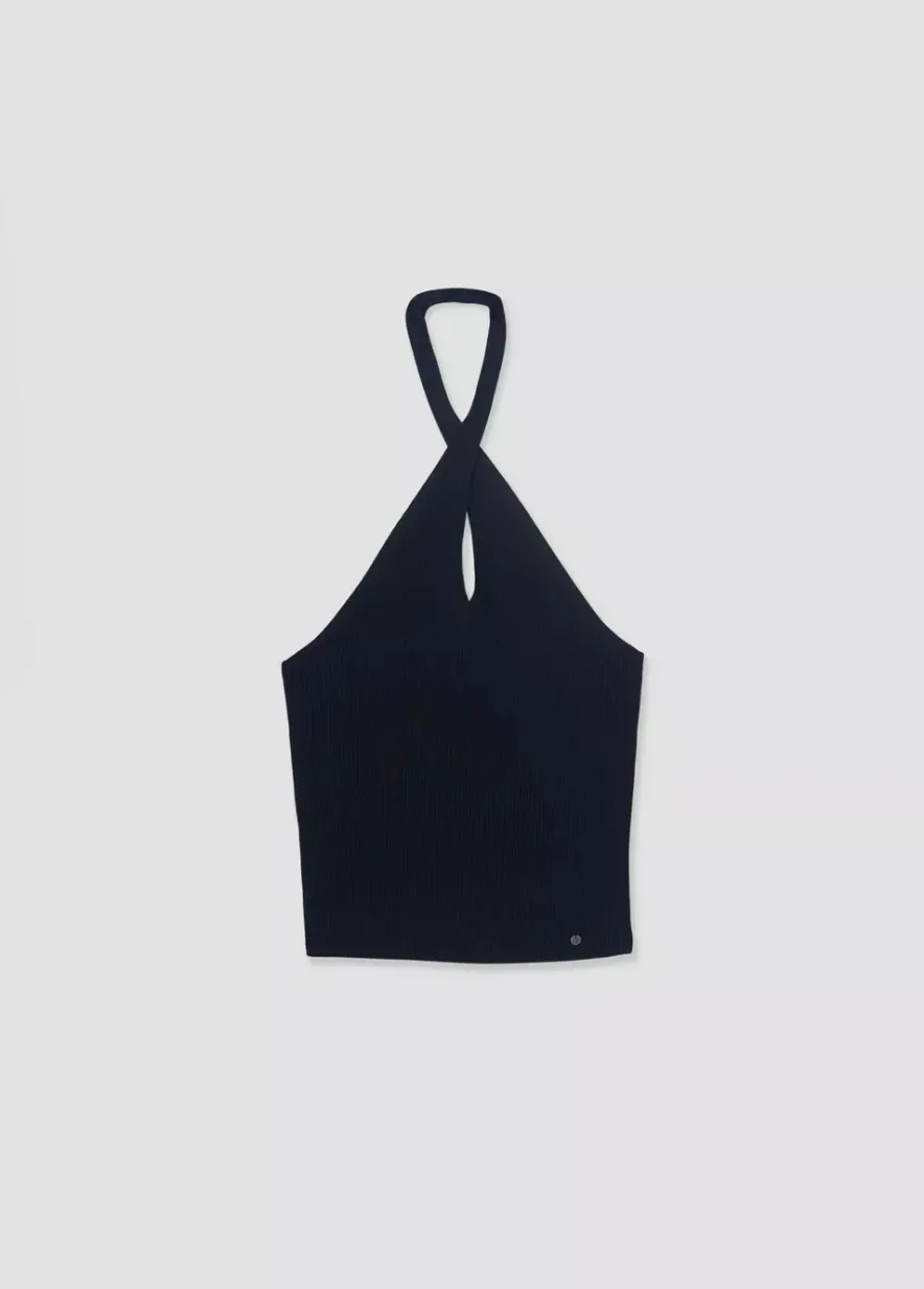 Brownie Spain Top Punto Cruzado Cuello-Mujer Tops