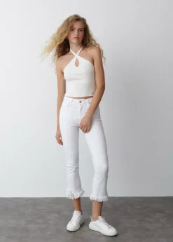 Brownie Spain Top Punto Cruzado Cuello-Mujer Tops