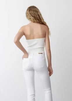 Brownie Spain Top Punto Cruzado Cuello-Mujer Tops