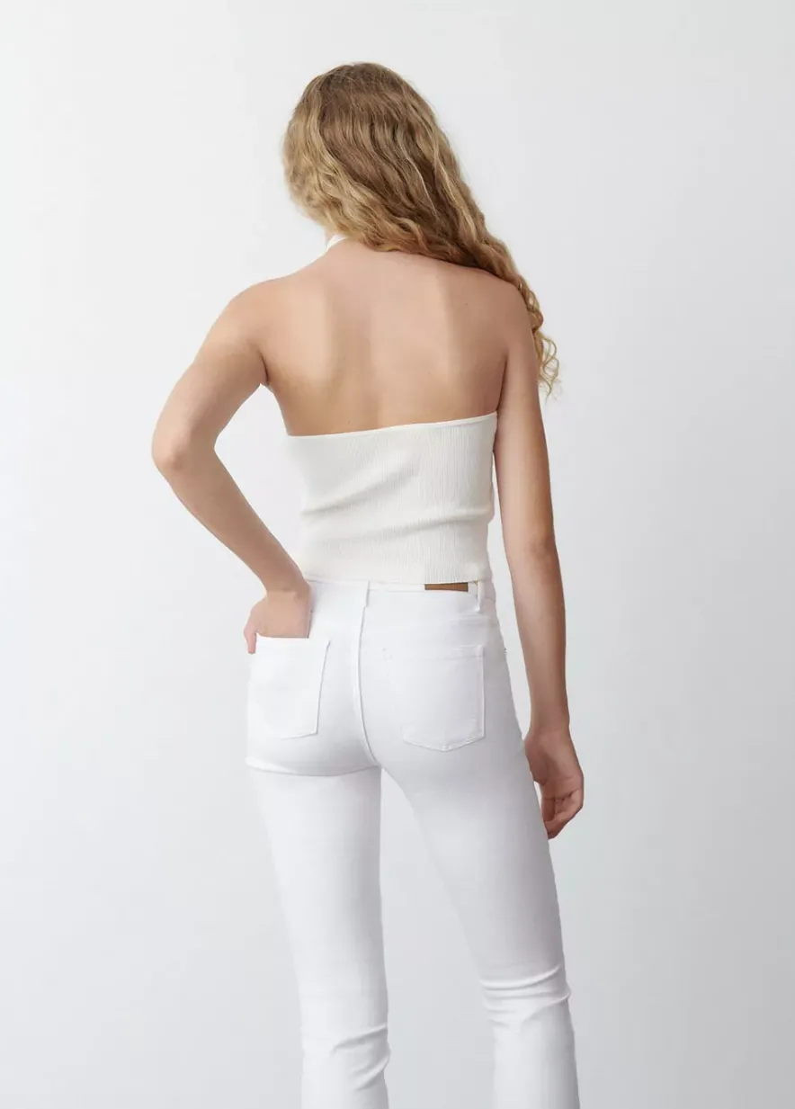 Brownie Spain Top Punto Cruzado Cuello-Mujer Tops