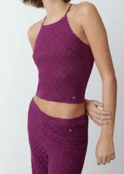 Brownie Spain Top Punto Hilo Metalizado-Mujer Tops