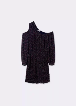 Brownie Spain Vestido Cut Out Hombro Estampado-Mujer Vestidos