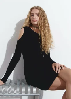 Brownie Spain Vestido Cut Out Hombros-Mujer Vestidos