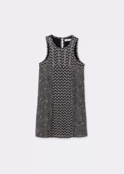 Brownie Spain Vestido Doble Estampado Brillos-Mujer Vestidos