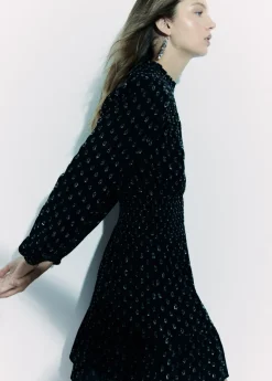 Brownie Spain Vestido Engomado Dobby-Mujer Vestidos