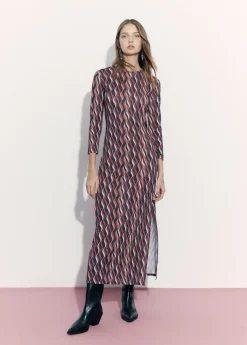 Brownie Spain Vestido Estampado Ondas-Mujer Vestidos