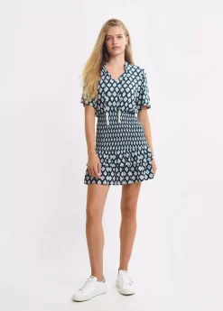 Brownie Spain Vestido Gomas Etnico Abalorios-Mujer Vestidos