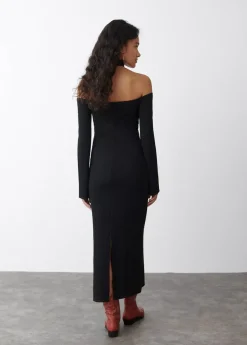 Brownie Spain Vestido Largo Escote Hombros-Mujer Vestidos