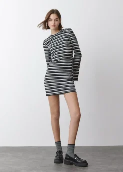 Brownie Spain Vestido Rayas Manga Larga-Mujer Vestidos