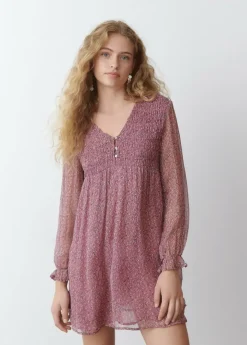 Brownie Spain Vestido Smock Pecho Suelto-Mujer Vestidos